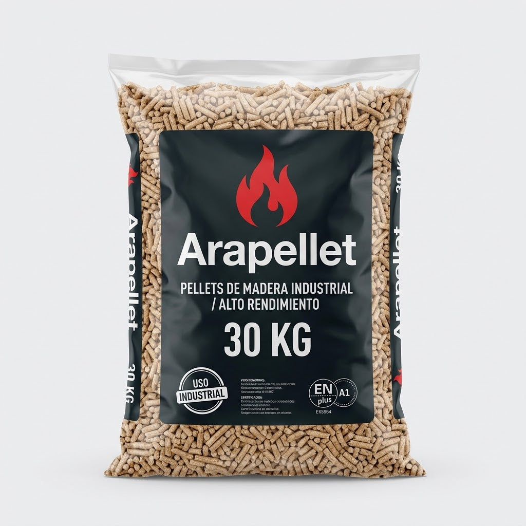 Palet Industrial - 33 Sacos de 30 kg (990 kg) | Pellets Alta Performance