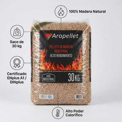 Palet Confort - 66 Sacos (990 kg) | Pellets Premium