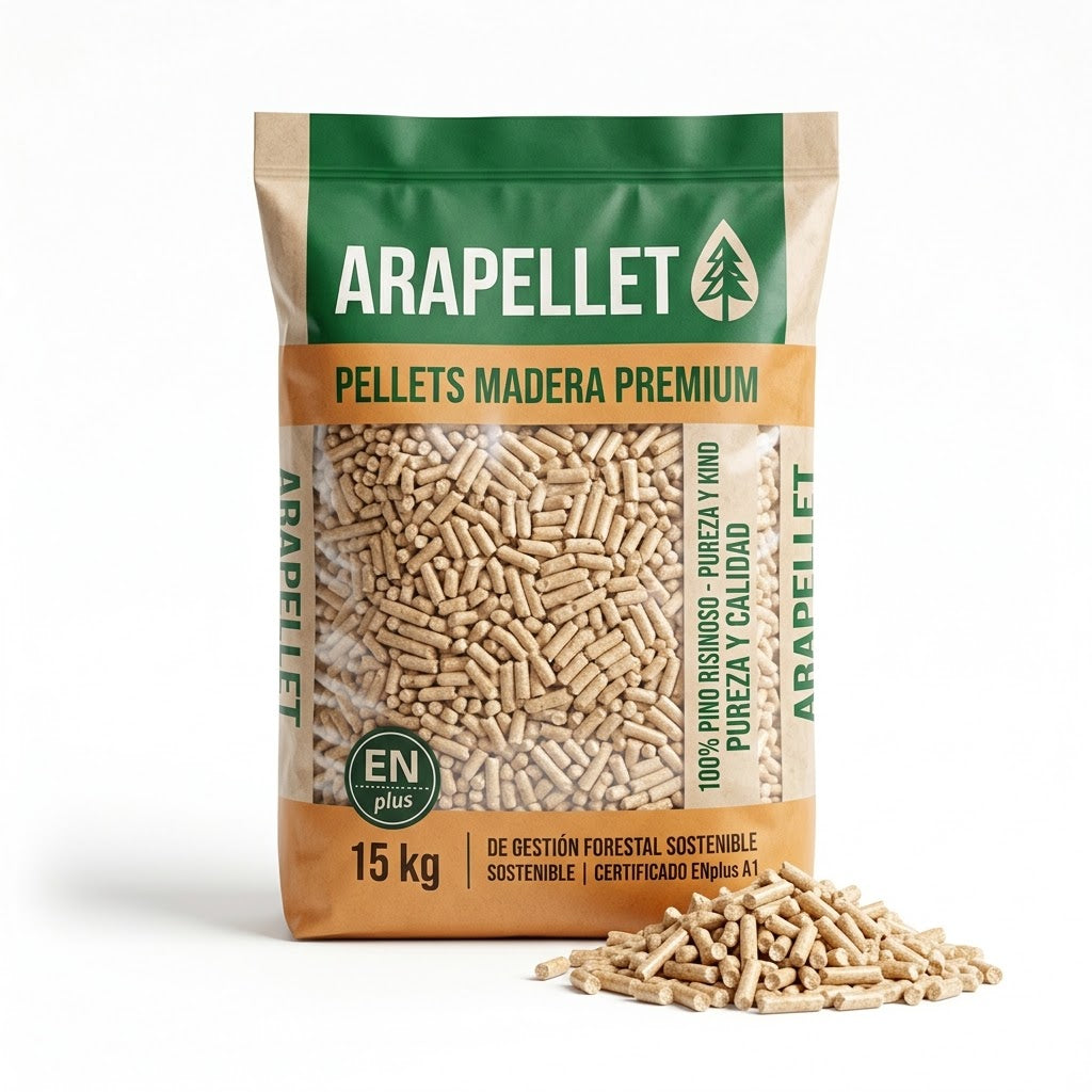 Palet Pack Eco - 48 Sacos (720 kg) | Pellets Premium