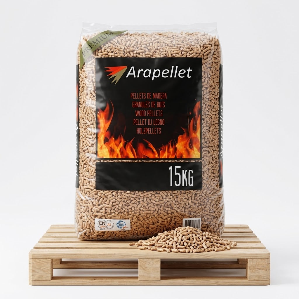 Palet Pack Eco - 48 Sacos (720 kg) | Pellets Premium